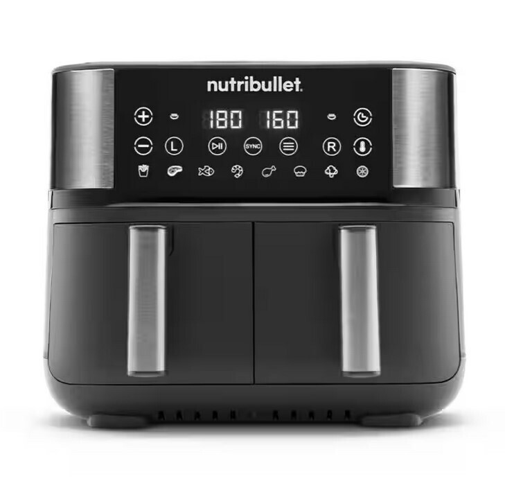 NutriBullet Air Fryer 8lt Μαύρο NBA081B