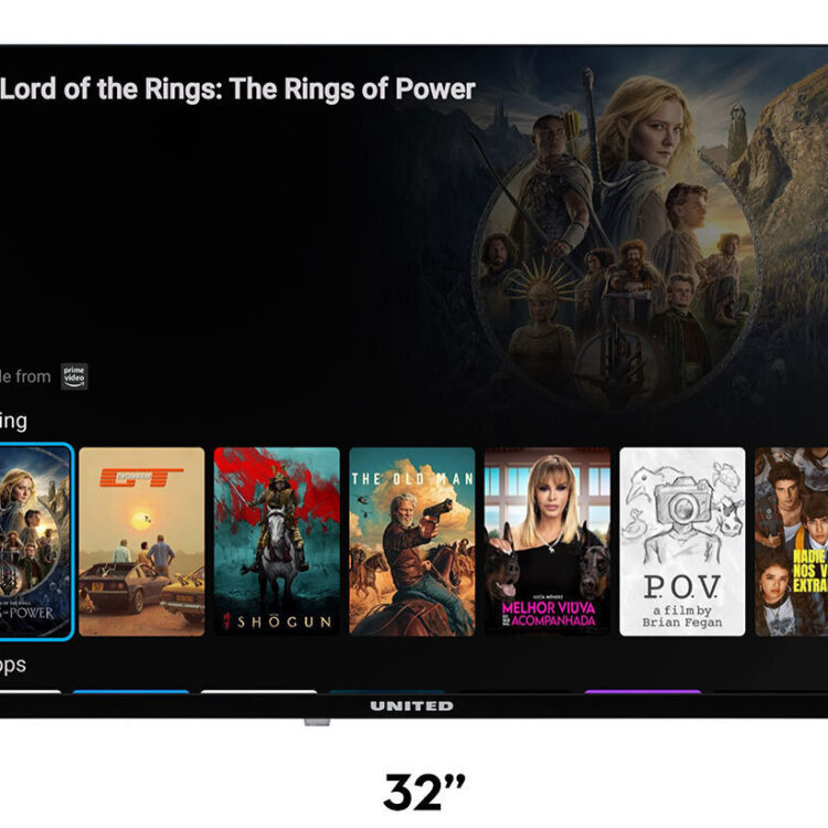 United Smart Τηλεόραση 32" HD Ready LED UN32344T HDR (2024)