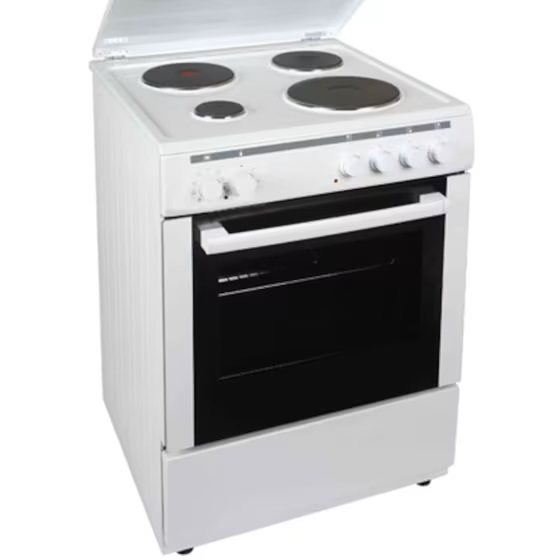 Carad Κουζίνα 72lt με Εμαγιέ Εστίες Π60εκ. Λευκή ESW34082N