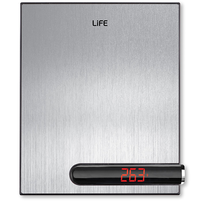 Life Ψηφιακή Ζυγαριά Κουζίνας 2gr/5kg Inox