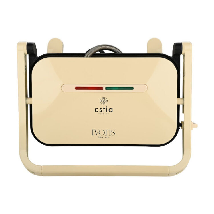 Estia Ivoris Τοστιέρα για 2 Τοστ 1300W Ivory