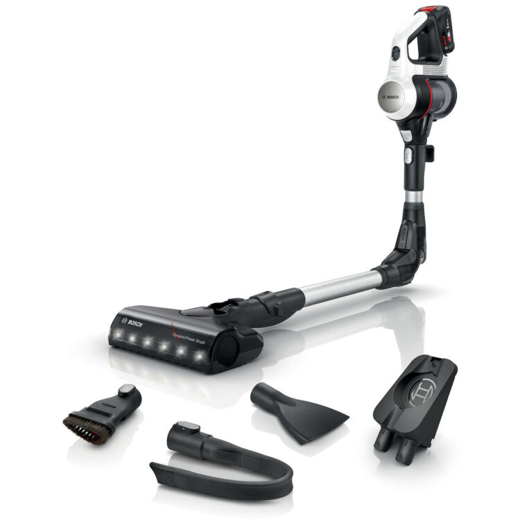 Bosch Unlimited 7 Επαναφορτιζόμενη Σκούπα 2 σε 1 Stick & Χειρός 18V White