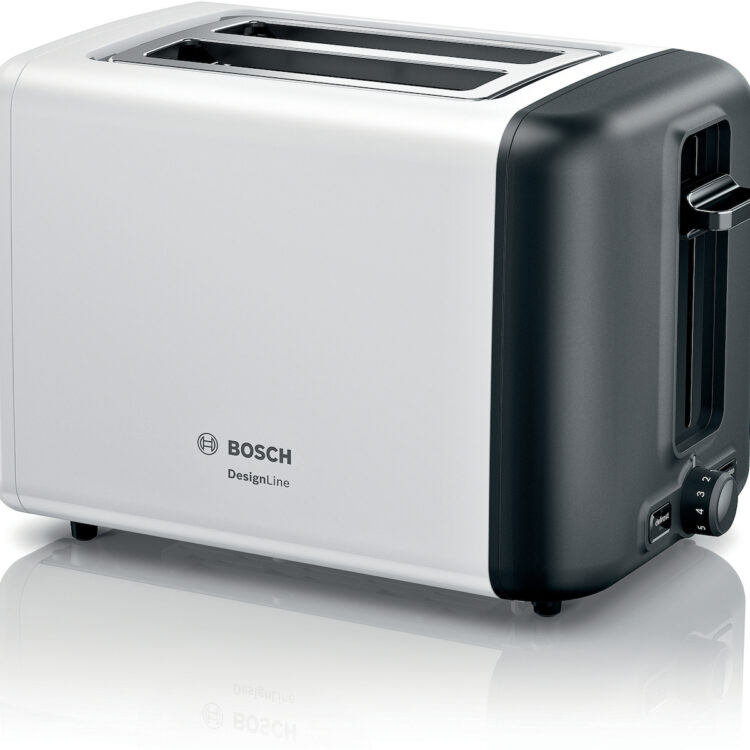 Bosch Φρυγανιέρα 2 Θέσεων 970W Λευκή TAT3P421