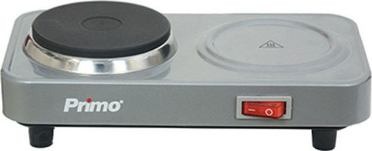 Primo ES-2308 Επιτραπέζια Εστία Εμαγιέ Μονή Γκρι