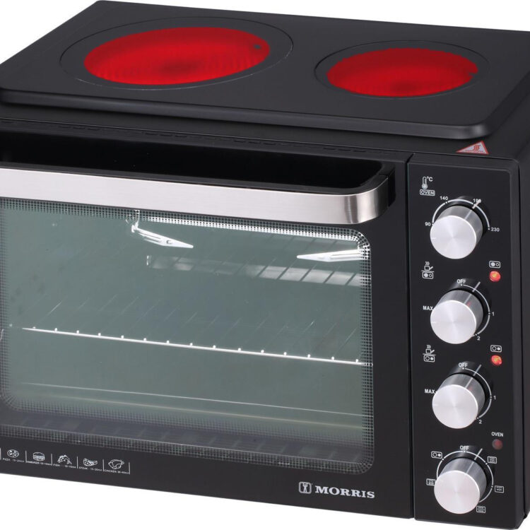 Morris Ηλεκτρικό Φουρνάκι 48lt με 2 Εστίες και Αέρα MEO4820C