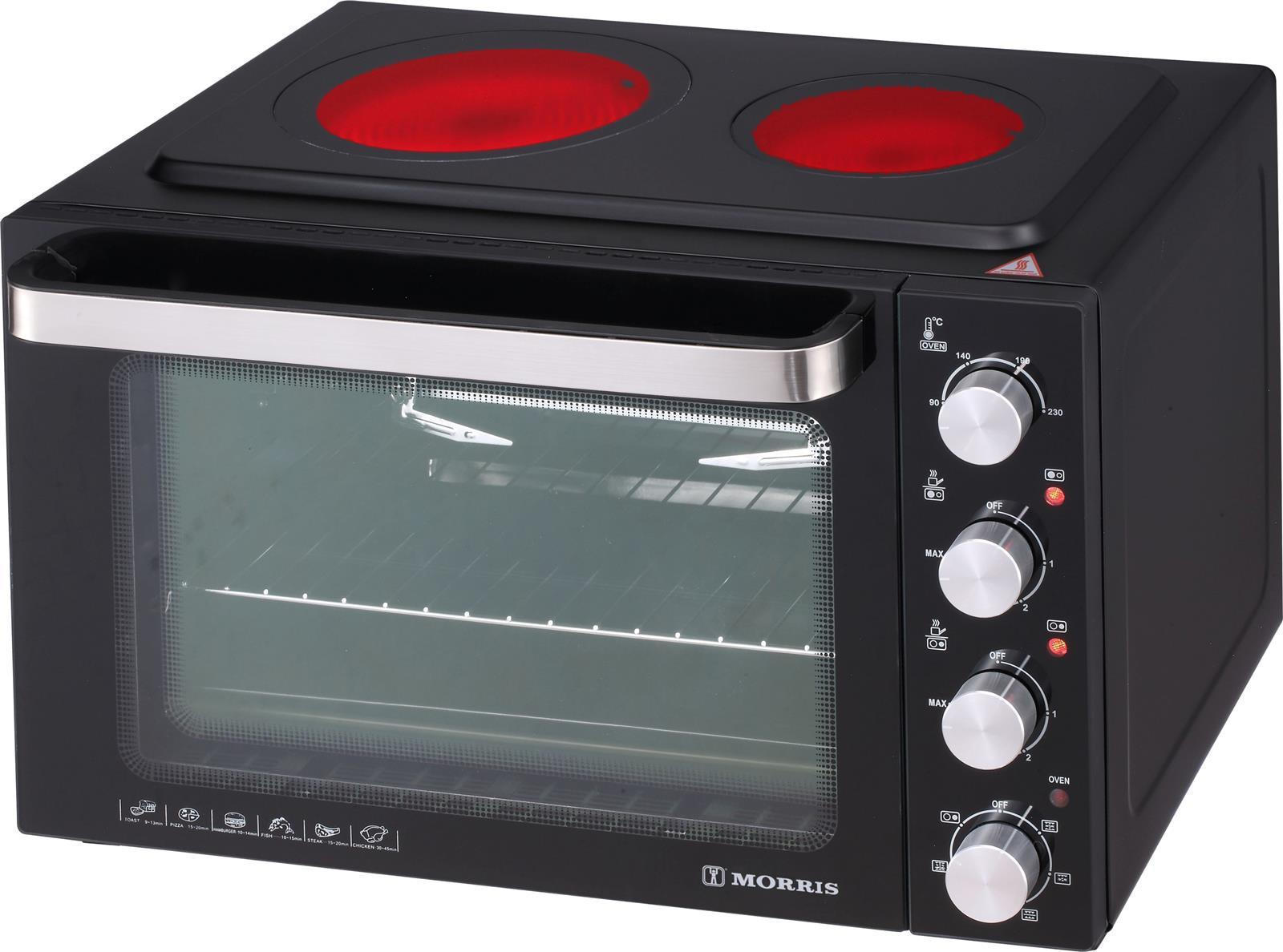 Morris Ηλεκτρικό Φουρνάκι 48lt με 2 Εστίες και Αέρα MEO4820C