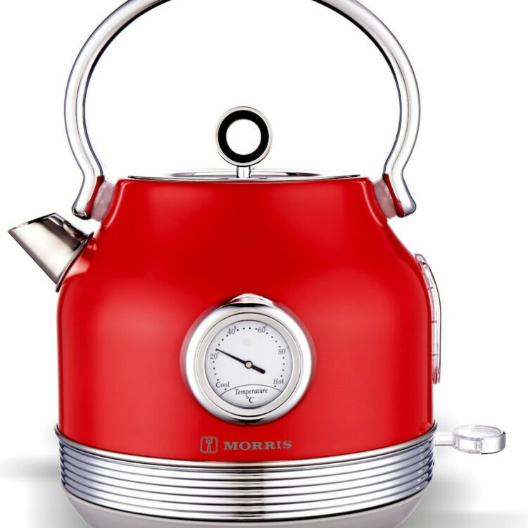 Morris Βραστήρας 1.7lt 2200W Κόκκινος  R20812WKR
