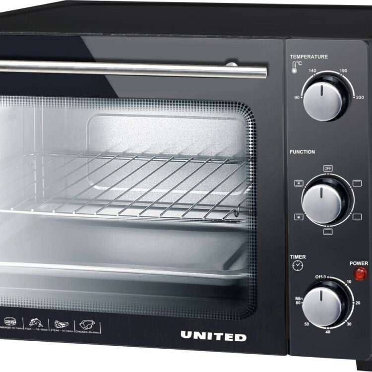 United EO-9737 Ηλεκτρικό Φουρνάκι 26lt Χωρίς Εστίες