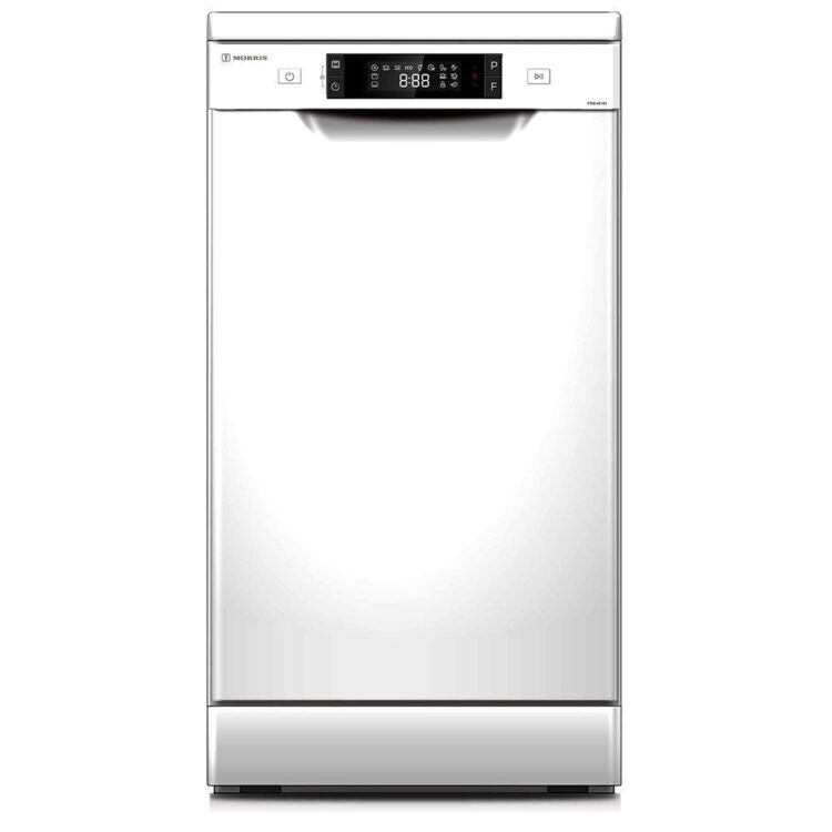 MORRIS FSW-45104 ΕΛΕΥΘΕΡΟ ΠΛΥΝΤΗΡΙΟ ΠΙΑΤΩΝ για 10 Σερβίτσια Π44.5xY84.5εκ. Λευκό