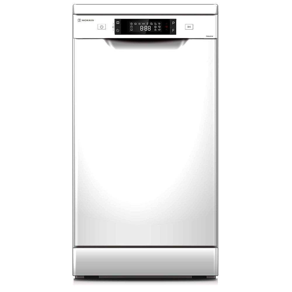 MORRIS FSW-45104 ΕΛΕΥΘΕΡΟ ΠΛΥΝΤΗΡΙΟ ΠΙΑΤΩΝ για 10 Σερβίτσια Π44.5xY84.5εκ. Λευκό