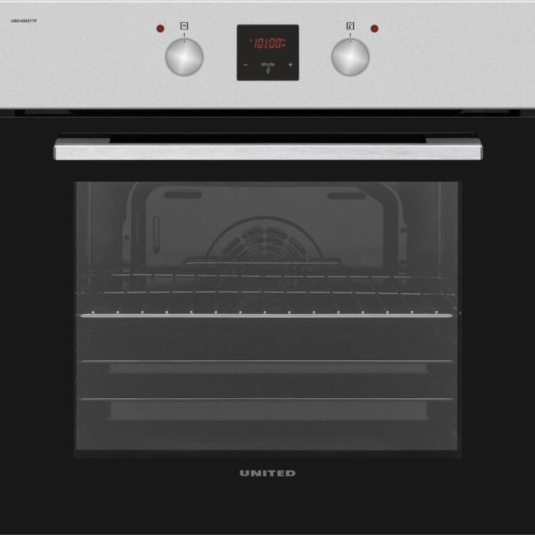 United Eντοιχιζόμενος Φούρνος άνω Πάγκου 69lt Π59.5εκ. Inox  UBO-68657TP