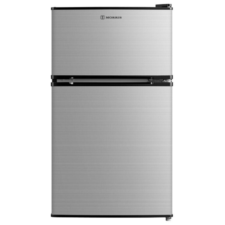 Morris Ψυγείο Δίπορτο 87lt Υ83.7xΠ47xΒ49.2εκ. Ασημί T72089ETD
