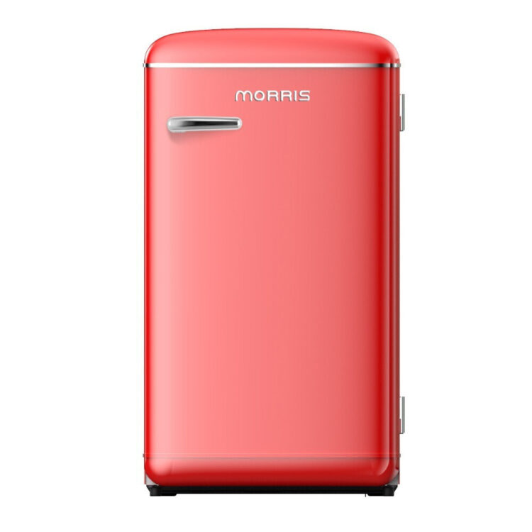 Morris Μονόπορτο Ψυγείο Retro Series 93lt Κόκκινο MRS-21090R