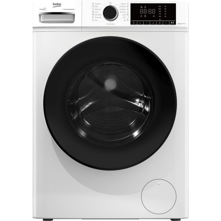 Beko Πλυντήριο Ρούχων 8kg με Τεχνολογία Ατμού 1400 Στροφών B1WFM2841WBEE