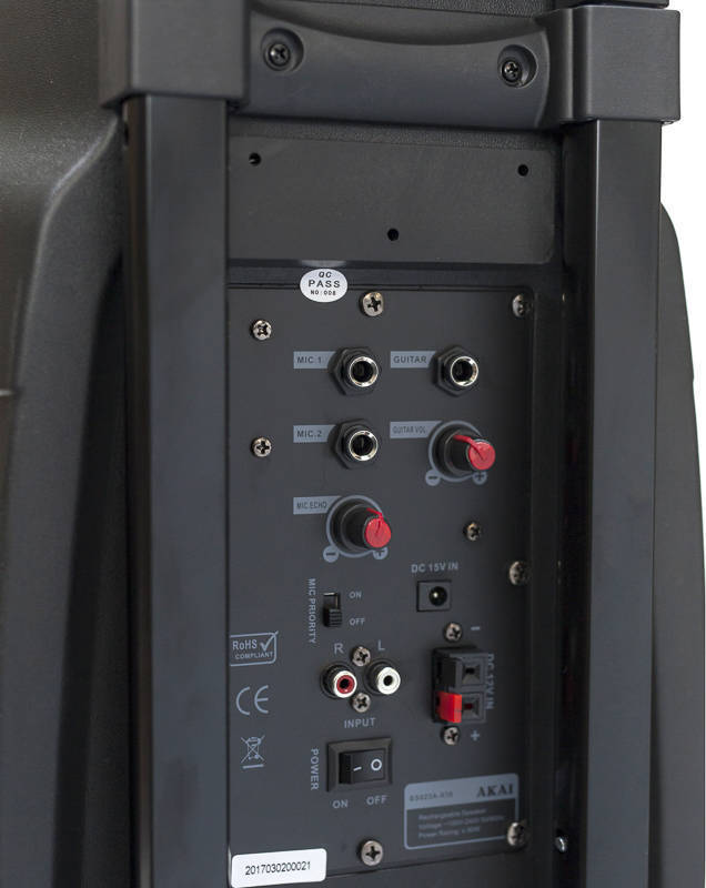 Akai Ηχείο Karaoke με Ασύρματο Μικρόφωνο SS023A-X10 SS023A-X10 Μαύρο - Image 9