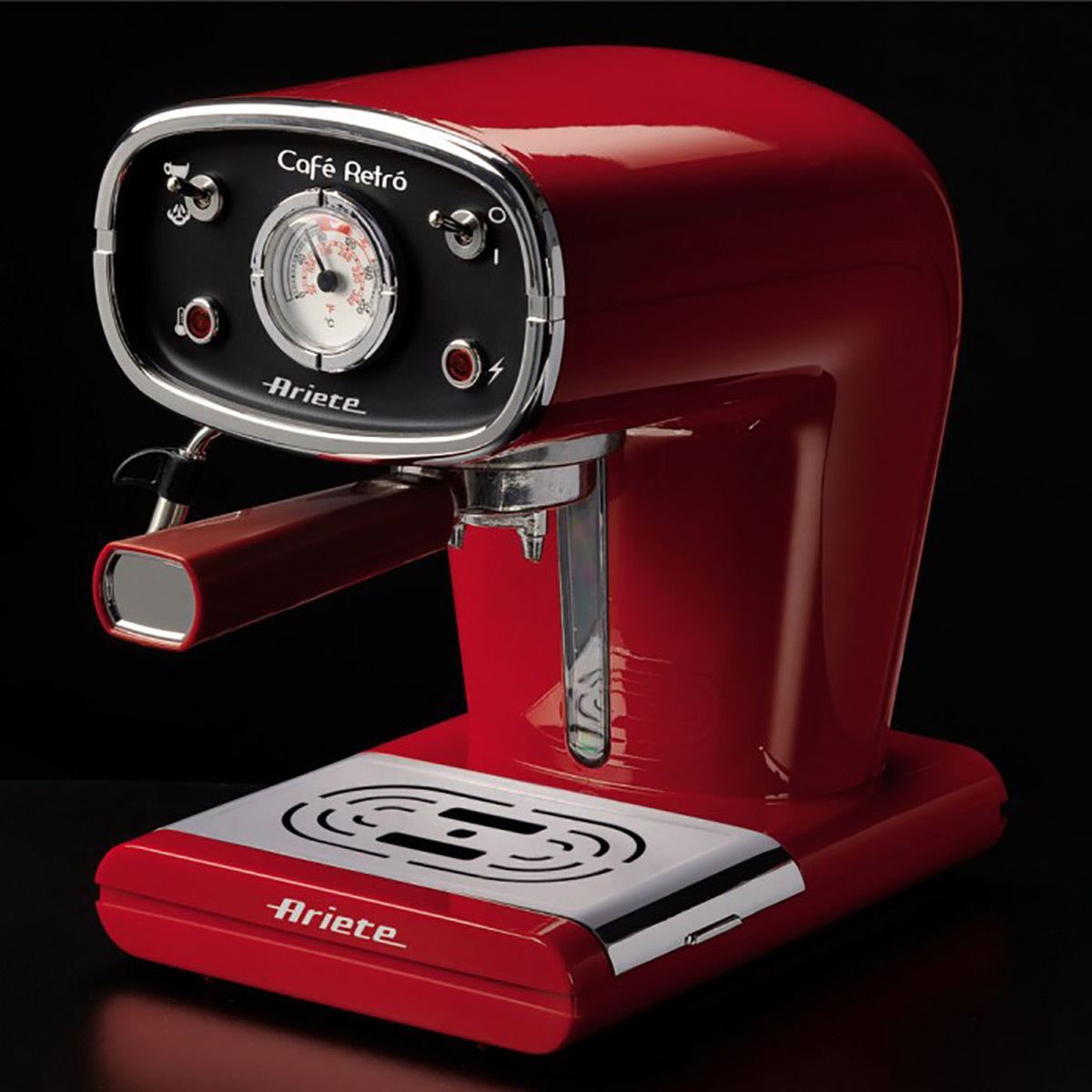 Ariete 1388/10 Μηχανή Espresso 900W Πίεσης 15bar Κόκκινη - Image 3