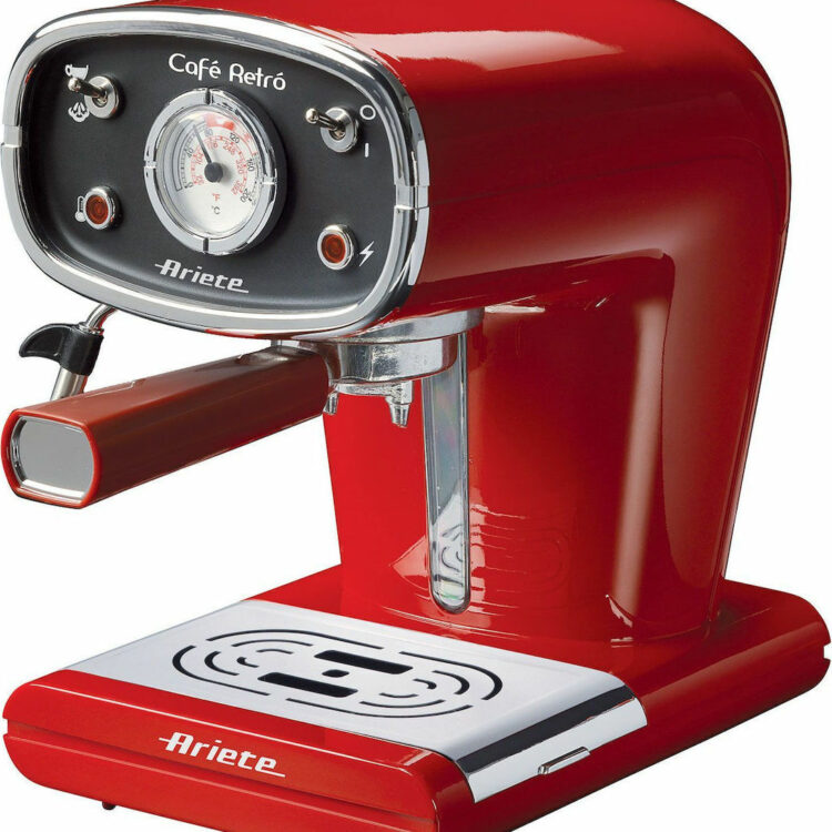 Ariete 1388/10 Μηχανή Espresso 900W Πίεσης 15bar Κόκκινη