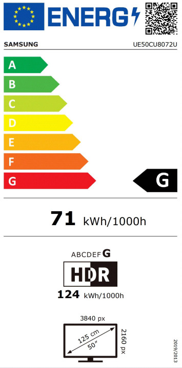 Samsung Smart Τηλεόραση 50" 4K UHD LED U8000F HDR (2025) UE50U8072FUXXH - Image 5
