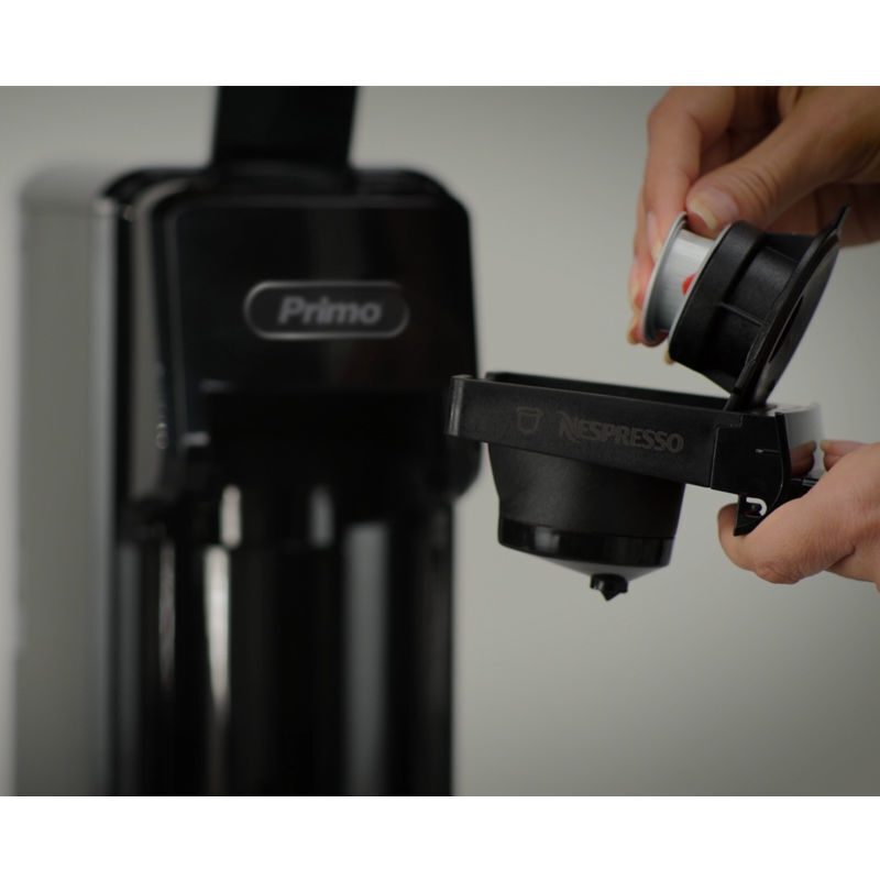 Primo Καφετιέρα για Κάψουλες Nespresso Πίεσης 20bar Μαύρη PREM-40537 - Image 8