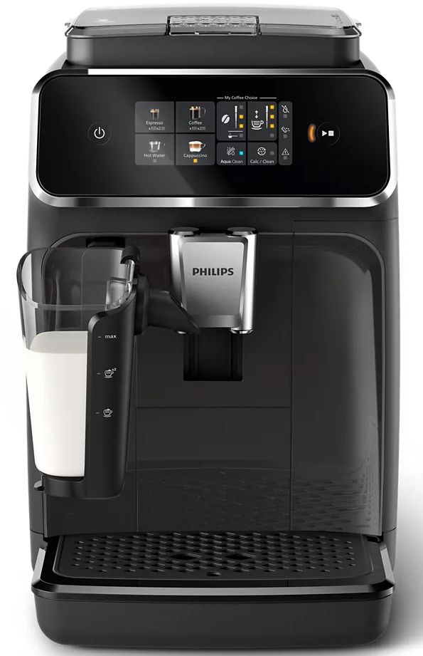 Philips Series 2300 Αυτόματη Μηχανή Espresso 1500W Πίεσης 15bar για Cappuccino με Μύλο Άλεσης Μαύρη - Image 4