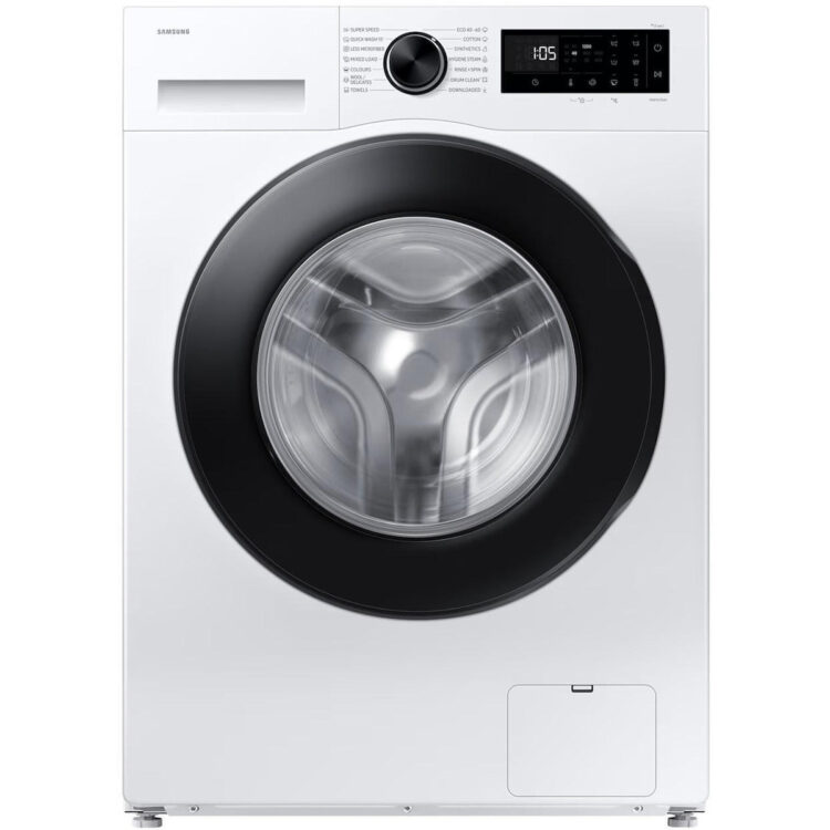 Samsung Πλυντήριο Ρούχων 8kg με Τεχνολογία Ατμού 1200 Στροφών WW80FG5L32AELE