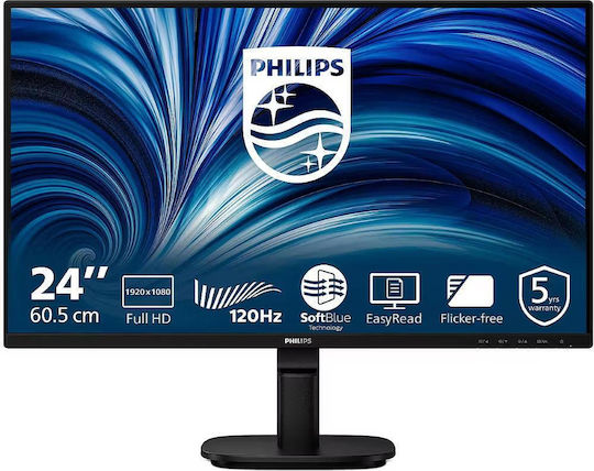 Philips 24B2N2200 IPS Monitor 23.8" FHD 1920x1080 με Χρόνο Απόκρισης 4ms GTG