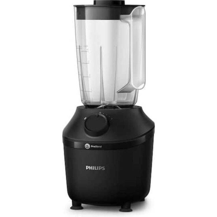 Philips HR2291/01 Μπλέντερ για Smoothies με Γυάλινη Κανάτα 1.25lt 600W Μαύρο