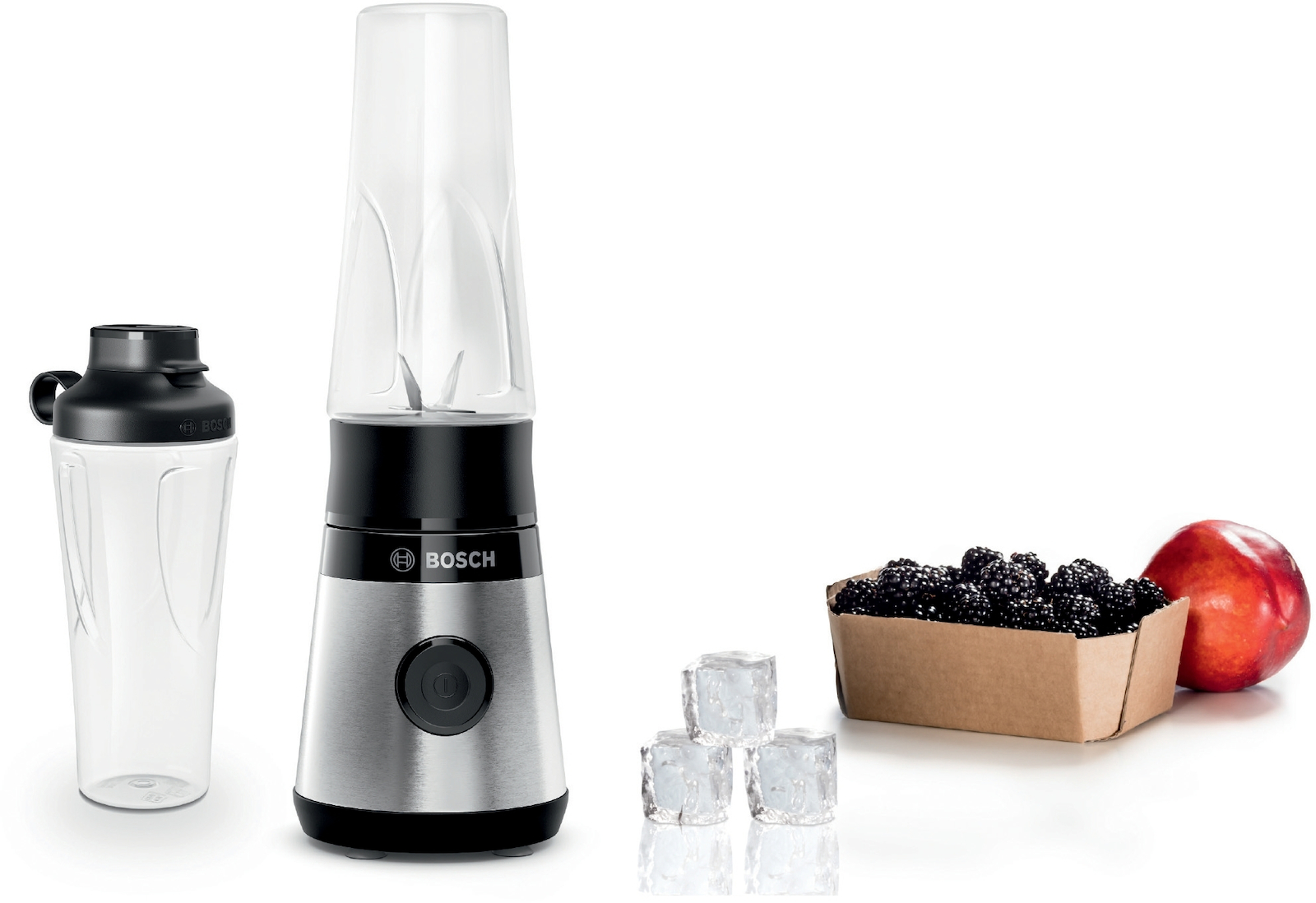 Bosch Serie 2 Μπλέντερ με Κανάτα Tritan 600 ml 450W Inox - Image 2