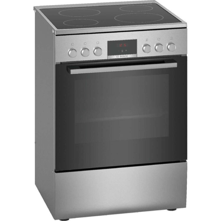 Bosch Κουζίνα 66lt με Κεραμικές Εστίες Π60εκ. Inox  HKR390050