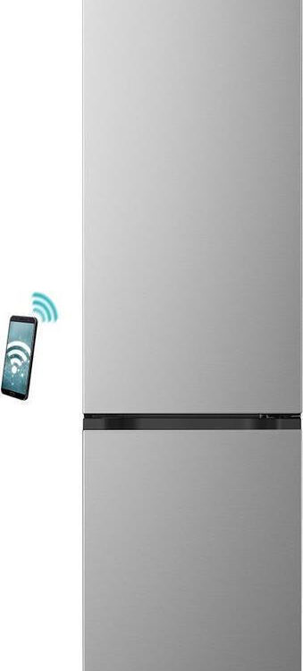 LG Ψυγειοκαταψύκτης 375lt Total NoFrost Υ203xΠ59.7xΒ67.4εκ. Ασημί GBBSJ20EPY
