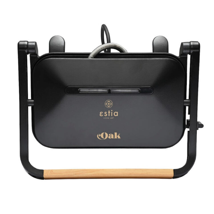 Estia Oak Τοστιέρα για 2 Τοστ 1300W Μαύρη