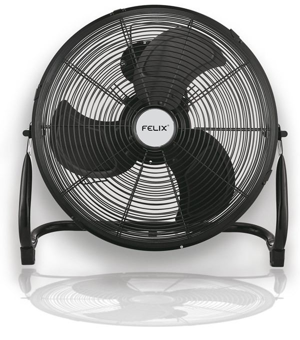 Felix Ανεμιστήρας Δαπέδου 120W Διαμέτρου 50cm Μαύρος