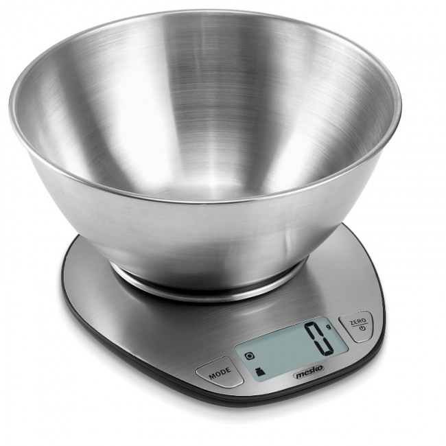Ψηφιακή Ζυγαριά Κουζίνας με Κάδο έως 5kg Γκρι MS3152