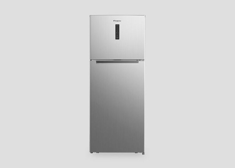Inventor Ψυγείο Δίπορτο 415lt Total NoFrost Υ178xΠ70.5xΒ68.2εκ. Inox DPC1760NFLIN