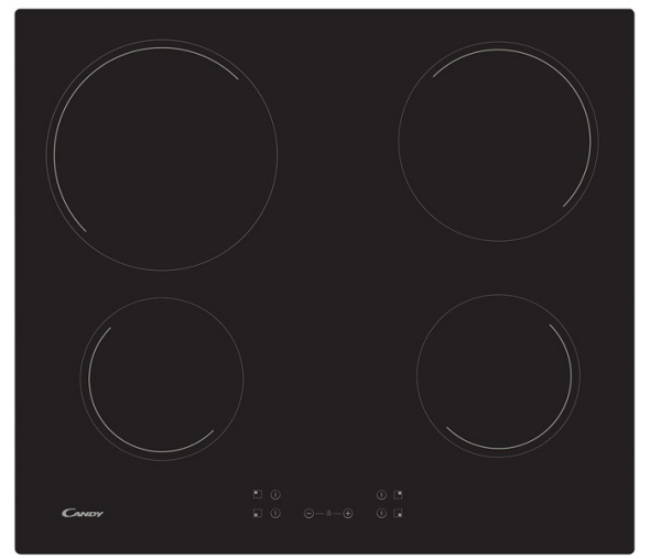 Candy Idea Κεραμική Εστία Αυτόνομη 59x52εκ. CH64CCB/4U2
