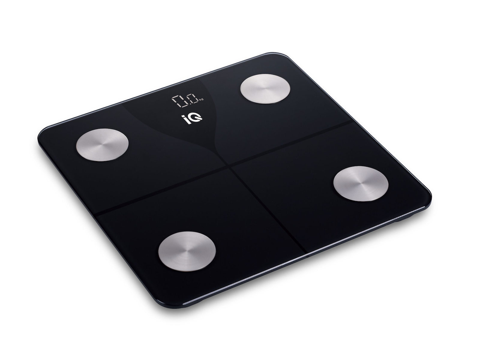 IQ Smart Ζυγαριά 180kg με Λιπομετρητή & Bluetooth Μαύρη SC-744BT