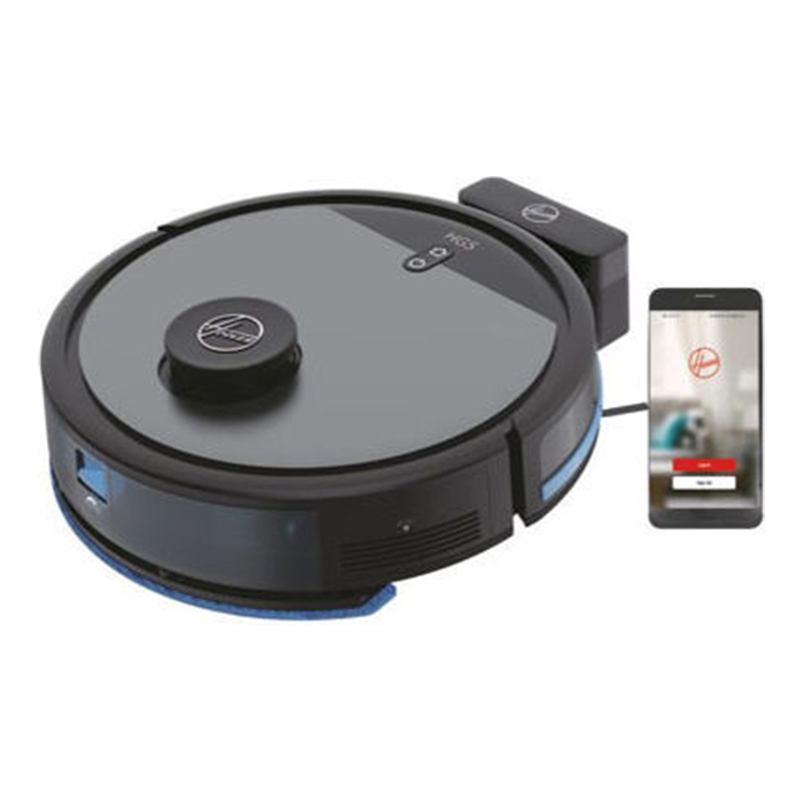 Hoover HG2 Turbo Slim Σκούπα Ρομπότ με Χαρτογράφηση Laser & Απορρόφηση 5000Pa Μαύρη HG230H 011