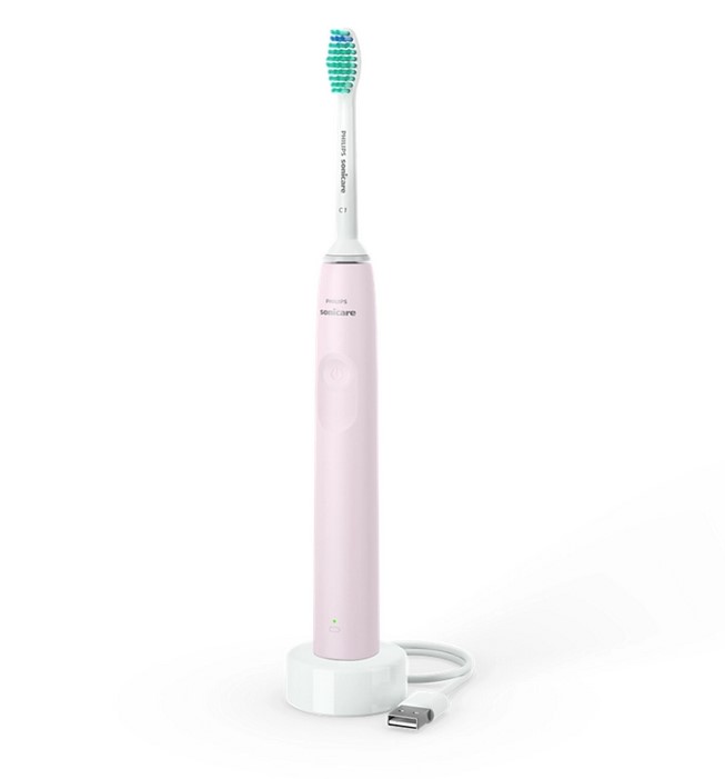 Philips Sonicare Series 2100 (HX3651/11) Ηλεκτρική Οδοντόβουρτσα σε Ροζ Χρώμα
