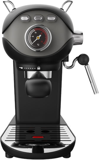 IQ Μηχανή Espresso 1050W Πίεσης 20bar Μαύρη CM-185